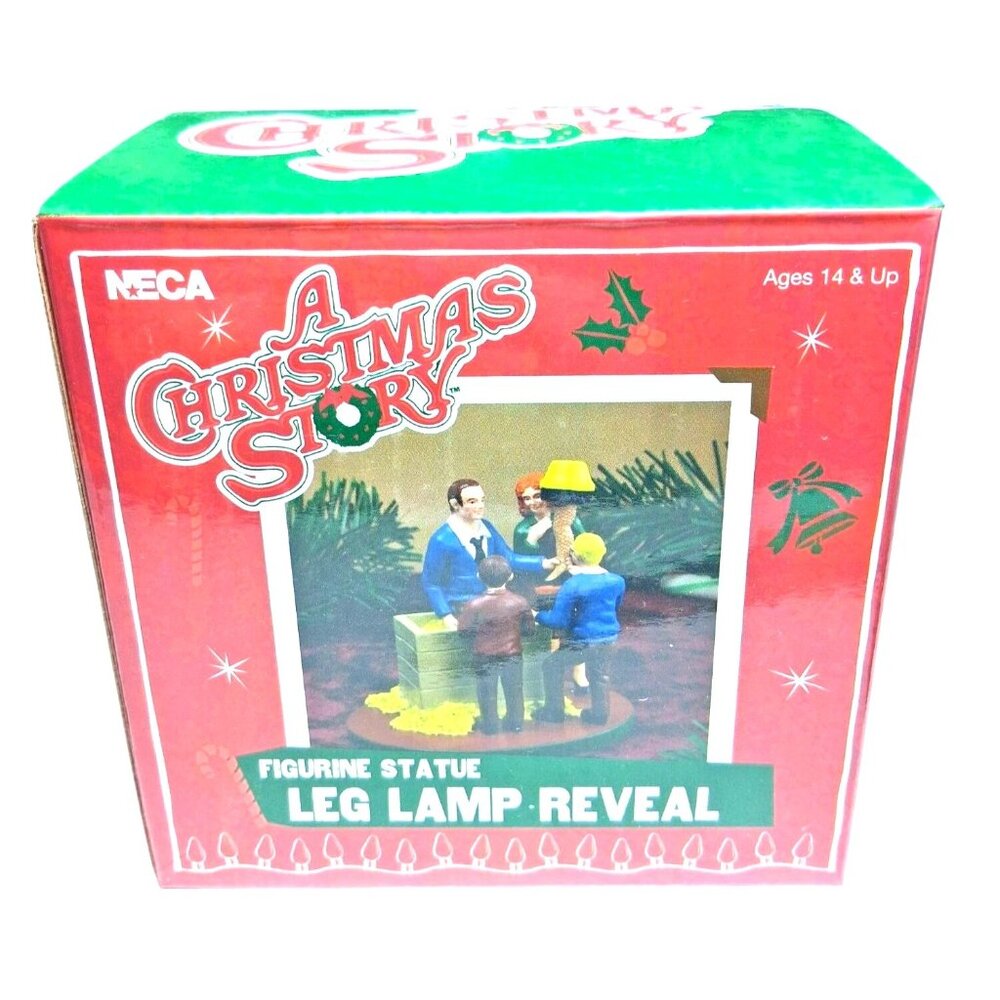 NECA A Christmas Story Leg Lamp Reveal Figurine Statue Ages 14+ New Old Stock